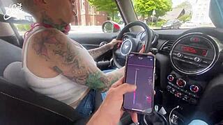 Remote Controlled Toy In Pussy At Mall