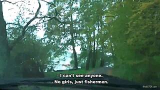 Hey, real czech hitchhiker lenka gets picked up