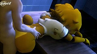 Fnia girls compilation of sex scenes with big tits and ass