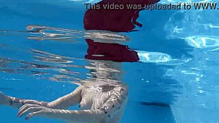 Swimming Pool Hot Erotics With Mimi Cica Dressed Up