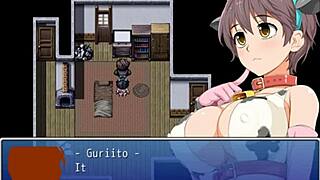 Yo, check this cute cowgirl giving a hot titjob in hentai game ep 2!