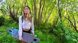 Feeling The Rush Of Longboarding In Alaska Before Intense Fucking