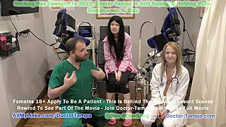 doctor tampa gives alexandria wu a humiliating gyno exam with nurse stacy shepard at tampa university