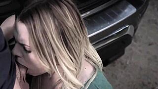 fake driving instructor fucks petite blonde teen 18+ with small tits and big ass outdoor