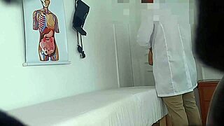 Doctor and assistant getting naughty in the office