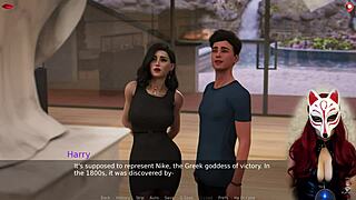 ms denvers plays game in pantyhose and heels