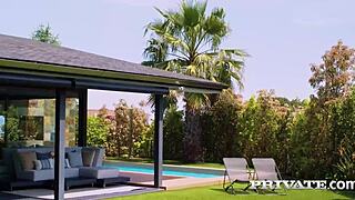 Martina Smeraldi Takes Big Dick By Pool