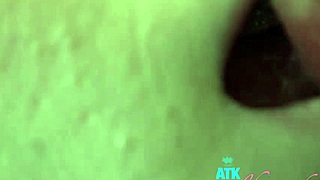 Valentina jade plays innocently during holiday fingering session.