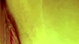 abigail takes a quick shower and shaves her pussy?