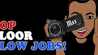 shy coed hazel with braces gives sloppy blowjob despite big tits