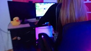 My stepbrother discovers me on Twitch stream and fucks me