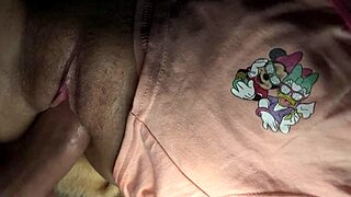 hot roommate allows pussy fucking and cum on panties in dorm