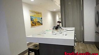 watch this amateur stepsis riding my cock in pov