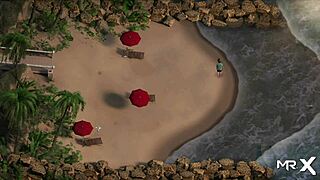 Treasure Of Nadia: MILF Assfucked on Beach, Creampie Surprise Episode 2