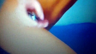 The blonde with a tasty ass and pussy