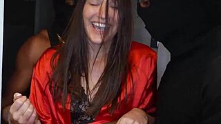 Hot wife Katrina Colt gets dominated by two big dicks in a rough MMF scene