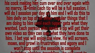 experiment with overstimulation using vibrator and blowjob for lactating cum