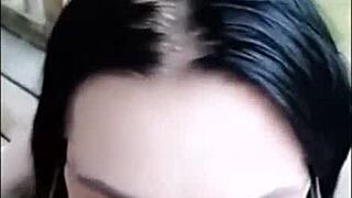 young teen gives pov blowjob in oakland, ends with facial cumshot