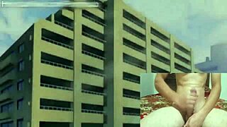 Why is this japanese student so horny watching hentai?