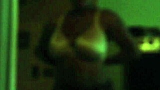 Escort's titty fuck and cum shot