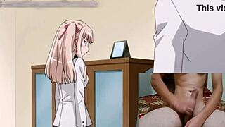 Why is this japanese student so horny watching hentai?