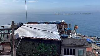 i fuck friend's colleague doggy and cum on her ass while he films