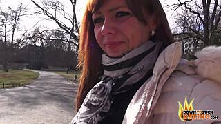 Melina Pure’s wild threesome in the backseat with PublicSexDate