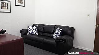 Big-boobed Dylan takes hard backstage ass pounding