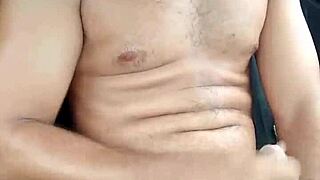 Soloboy masturbates outdoors, feeling every stroke under the sun.