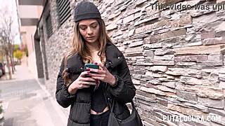 Caught this nympho Latina on the street, ready for action! 🔥