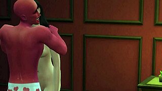 Vampire bites young 18+ girl in 3d hentai