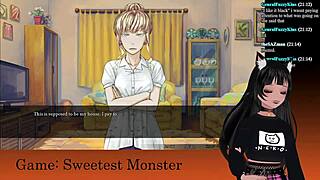 Vtuber Lewdneko Plays Sweetest Monster Part 2