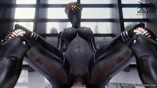 ballerina twins showcase moves in 3d sex compilation