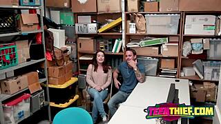 Stunning teen bitch with perfect ass and tits gets rough intrusion.