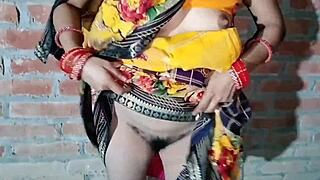 The ganne wali bhabhi stars in an xxx video outdoors