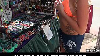 Beautiful Blonde Gf Gets Talked Into Public Anal!