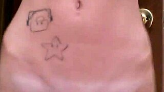 Tattoo Slut Boldly Fingers Herself In The Bathroom Solo