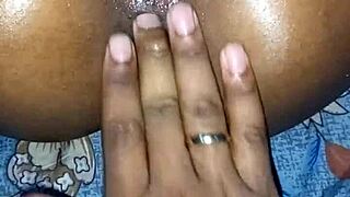 carlao villar cums in jasminy villar's ass and pussy with monster cock