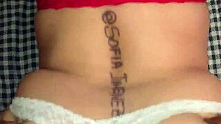 opening my wife's big ass in lingerie