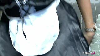 German Teen Tight Tini as Cleaning Lady Gives Dirty Talk Instructions.