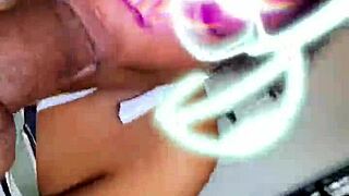 Step Mom Gives Deep Throat to Big Black Cock Before Husband Arrives