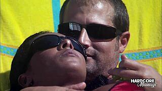 Hardcore massage, want an outdoor massage in the sun?