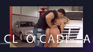 Cléo and Roge Ferro's passionate anal in limousine