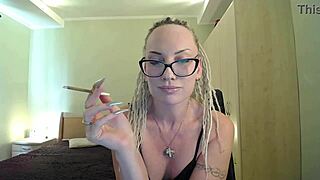 Humiliating cuckold roleplay with dominant femdom mistress