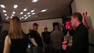 college slut preggo sucks dick