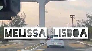 Sucked the black guy's monster cock in the car until he came in my mouth