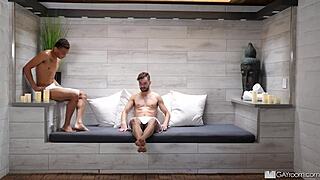 Gayroom Jax Atwell turns up heat with freaky sauna action and raw passion!