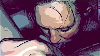 Cartoon Couple Gives Wet Blowjob and Rimjob