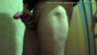 i masturbat big hard dik in neighbors apartmnt, cum on flor