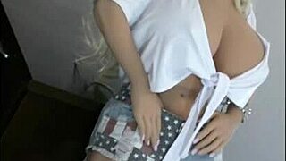 Hot blondes in stockings and lingerie